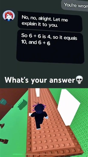 What is your answer 💀 // Roblox meme #roblox #robloxmemes #robloxedit
