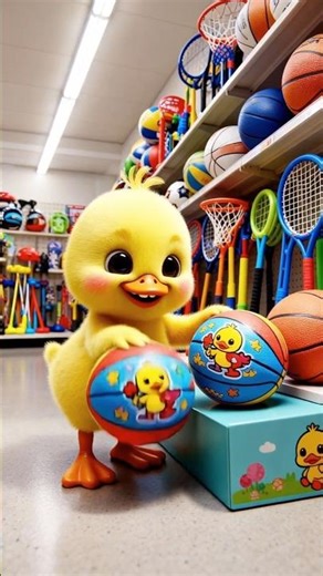 Ducky’s Cartoon Basketball! Playing & Shooting with a Boy in the Backyard – Daddy’s Warm Company!