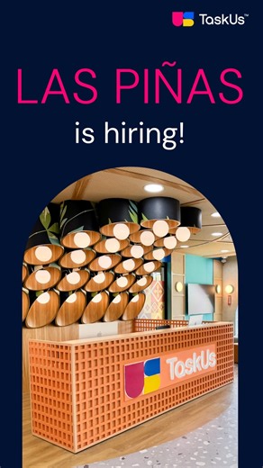 Got 1 year BPO experience? Enjoy a ₱50,000 Signing Bonus* when you join our Pioneering Non-voice Back-office Support team at our NEWEST site in Las Piñas! Got what it takes? 🧑🏻‍💻 1 year BPO Experience 🎓 High School Graduate or higher Click Apply Now, you’re only 2 minutes away from a career you’ll enjoy. #RidiculouslyGoodCareers 🏙️Apply onsite: 2F Vista Mall Las Piñas IT Hub Alabang-Zapote Road corner CV Starr Avenue, Las Piñas | 📅Mondays to Fridays | 9am-4pm | TaskUs