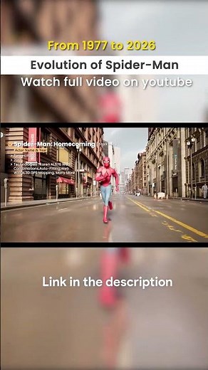 "Spider-Man Evolution From 1977 to 2026 #shorts" #spiderman #3dcomparison #evolution