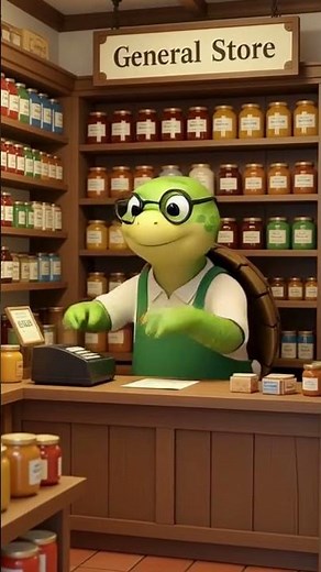 Turtle Shopkeeper Runs a Cozy General Store! 🐢🏪