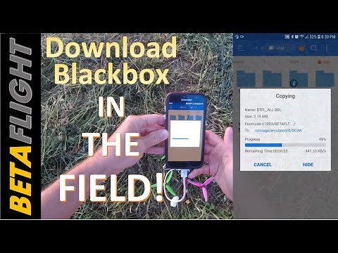 Betaflight - Download Blackbox in the Field