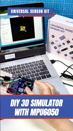 Build an Arduino Motion Tracker with MPU6050 #arduino #techtok #arduinoproject