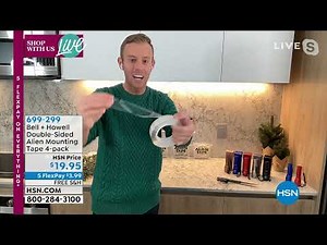 Bell + Howell DoubleSided Alien Mounting Tape 4pack