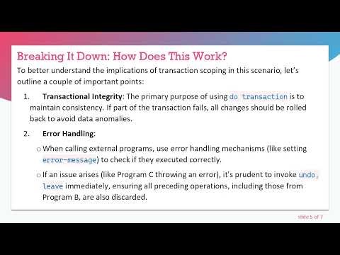 Understanding Transaction Scope in Progress-4GL: A Deep Dive into External Program Calls