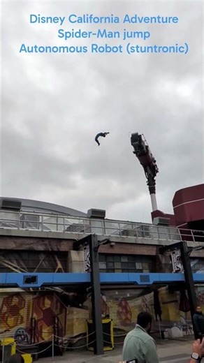 Disney’s Spider-Man ROBOT is Unreal! 🕷️🤖 #AvengersCampus #Stuntronics