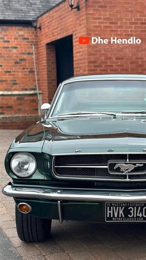 65 Mustang in Green — Clean, Cool, Timeless.