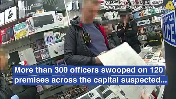Britain's arrest 32 people in biggest ever counter-shoplifting raid
