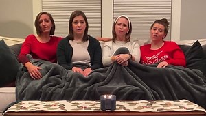 The part you didn’t get to see of our performance on the show last night. We can’t be serious for too long. It physically hurts us. Just LOOK at the pain Amanda is in! It took us 10 minutes after this to revive her joy. | GQ
