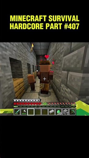 MINECRAFT SURVIVAL HARDCORE PART 407 - RUANGAN VILLAGER DIPERLUAS! MISI BIAKAN VILLAGER BERHASIL!