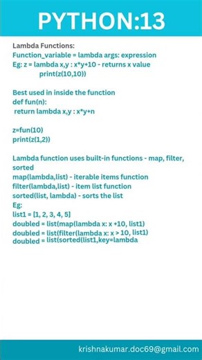 Python - Lambda - Function