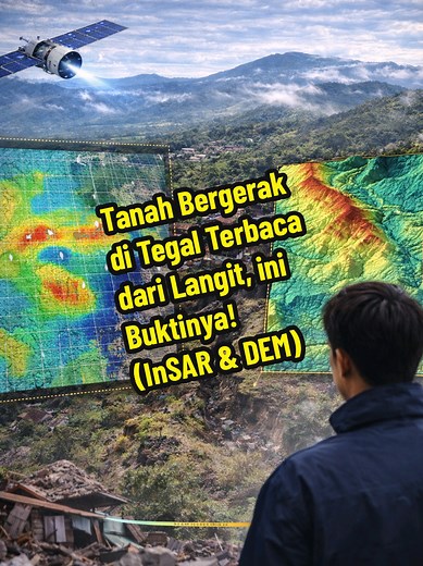 Pergeseran Tanah di Tegal: Buktikan dengan InSAR & DEM