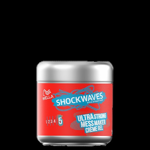Wella Shockwaves Ultra Strong Mess Maker Crème Gel, 150 ml | Wella