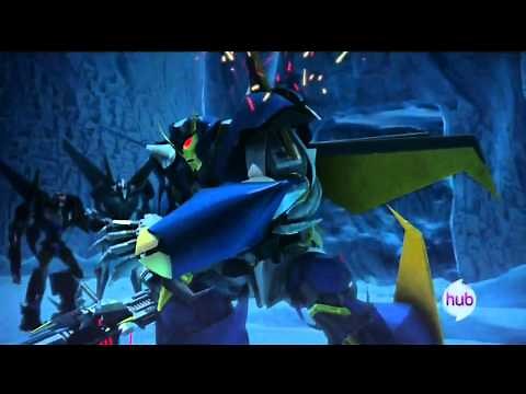 Transformers Prime Dreadwing vs Optimus Prime HD