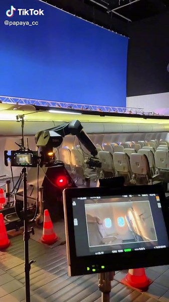 How to Shoot Commercials Inside an Airplane Set