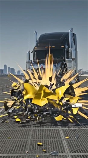 Lamborghini vs Semi Truck: The Ultimate Crash Test! (ft. @Codebolt) 🏎️💥