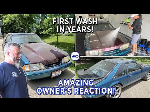 Fox Body Mustang Gets New Life After Deep Clean