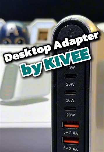 หมดปัญหาโต๊ะรก! ⚡️ กับหัวชาร์จตั้งโต๊ะ Kivee 120W GaN Tech ที่ให้พอร์ตมาเยอะถึง 8 ช่องเลยนะครับ ตัวเดียวชาร์จได้ทั้ง Laptop, iPad และมือถือพร้อมกันได้ครบทุกเครื่องเลยครับ ไม่ต้องกังวลเรื่องความร้อนเพราะใช้เทคโนโลยี GaN3 และปลอดภัยด้วยระบบป้องกัน 8 ชั้นนะครับ 👇 #Kivee #DesktopAdapter #หัวชาร์จเร็ว #จัดโต๊ะคอม #คอนเทนต์ปังอัพยอด