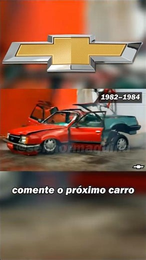 Evolução Monza 1982 - 1996 🤯 #shorts #cars #carros #monza