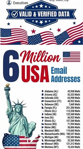 DOWNLOAD 6 Million USA Email List