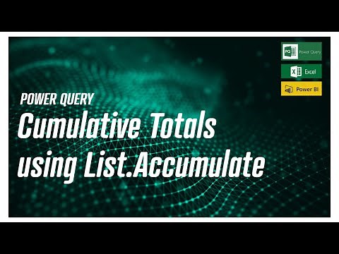 Power Query - Cumulative Totals using List.Accumulate