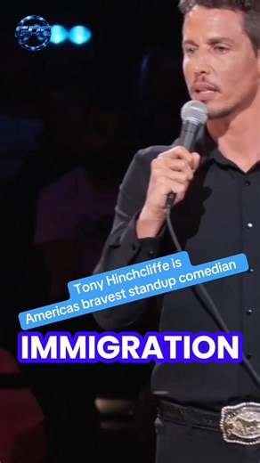 No subject matter is off limits for #standupcomedian #tonyhinchcliffe even #immigration