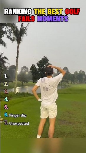 Ranking the best golf fails moments #ranking #foryou #funny #golf #fail #fyp #trend