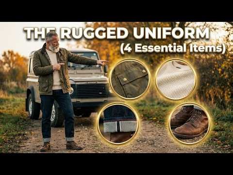 4 Items Every Man Needs for the "Rugged" Look (Boots & Denim).