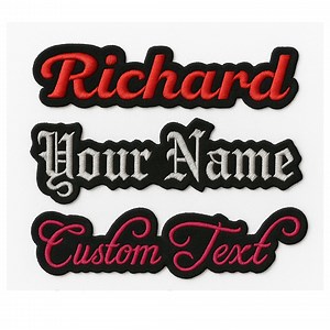 Custom Embroidered Name Patch: Iron-on Felt Applique - Etsy