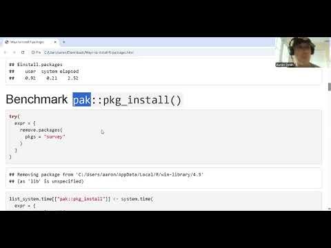 Ways to install R packages