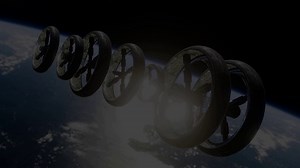 Room Station, Space, Science Fiction. Free Stock Video