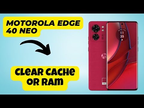 Clear Cache or Ram Motorola Edge 40 Neo| How to clear junk files | Delete cache or ram | Ram setting