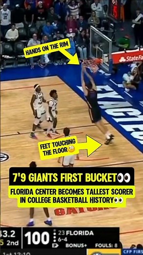 7 foot 9 Olivier Rioux MAKES HISTORY👀