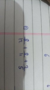 Solve the following:8/12   8/11   2/5... | Filo
