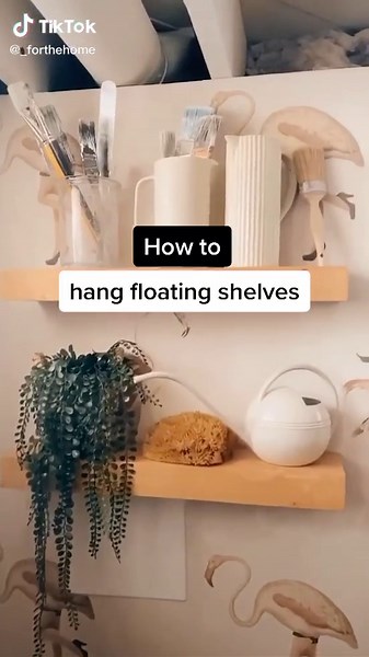 How to Hang Floating Shelves Easily