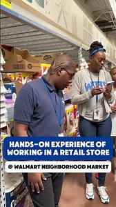Hands-on experience of working in a retail store | Walmart | Thorne Consulting