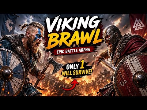 Viking Brawl ⚔️🔥 | Epic Battle Arena | Can You Survive the Fight?#zarvixgaming