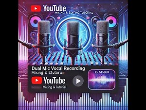 Dual Mic Vocal Recording in FL Studio - Mixing & Editing Tutorial
