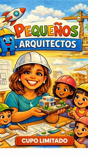 Triny Benzt Architectural Designer on Instagram: "✨🏗️ Pequeños Arquitectos – Taller creativo para niños y jóvenes Un espacio donde tus hijos aprenden arquitectura, diseño y creatividad mientras desarrollan habilidades reales de observación, proporción y construcción de maquetas. 👧🧒 Edades: 5 a 17 años 🗓️ Duración: 4 semanas 🎨 Incluye todos los materiales 📜 Incluye certificado de participación 📐 Contenido del taller: • Conceptos básicos de arquitectura • Proporción y escala • Diseño de int