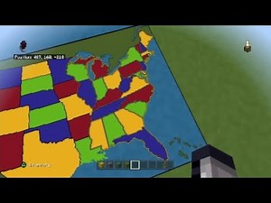 Minecraft Global Sized USA Pt1