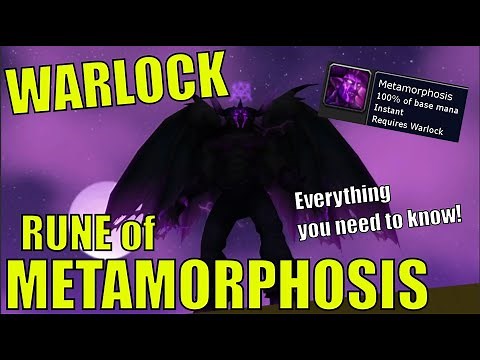 Warlock RUNE of METAMORPHOSIS Guide ALL RACES & PHASES Season of Discovery