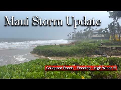 Maui Storm Damage - I've NEVER Seen Rain like this !!!