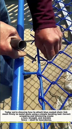 Chain‑Link Fence Installation: Secure Mesh to Post Technique