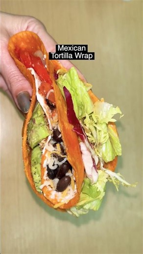 Mexican Tortilla Veg Wrap #viral #trending #cooking #food #mexico