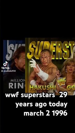 29 years ago today:WWF Superstars - March 2, 1996