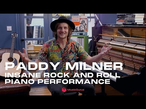 Paddy Milner Insane Rock and Roll Piano Performance