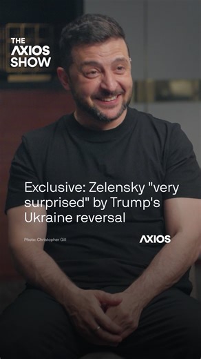 📺 THE AXIOS SHOW: When Ukrainian President Volodymyr Zelensky and his team gathered on Tuesday (9/23) to discuss their meeting with President Trump, they agreed it had gone well. They didn’t know how well until Trump posted on Truth Social that he now believed Ukraine could defeat Russia militarily. 🔗 Watch the full episode linked in our bio. | Axios