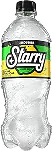 Starry Lemon Lime Zero Sugar Soda, 20oz Bottle