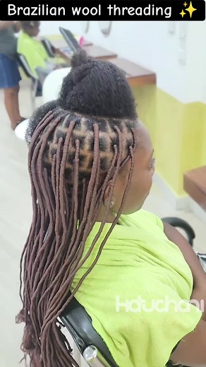 Beautiful African Threading Styles: Hatuchani Nywele