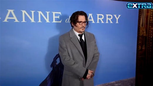 A suited-up Johnny Depp kicks off his movie comeback at the "Jeanne du Barry" London premiere! ⭐️ | Extra